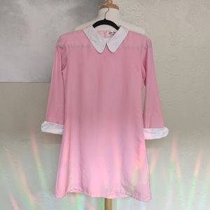VINTAGE 💕 70's Pink Baby Doll Dress